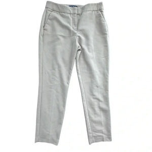 Express Tan/beige three-quarter length office work trousers pants. size 6
